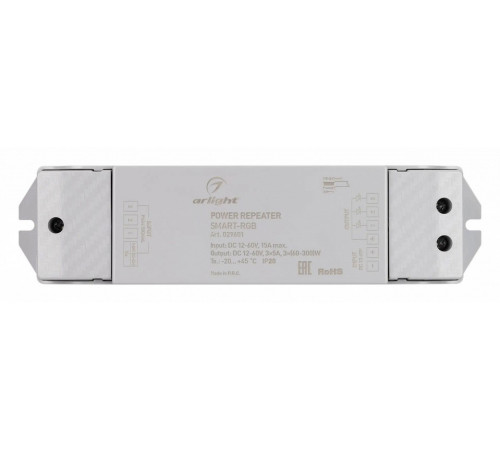 Усилитель Arlight Smart-RGB (12-60V, 3x5A) 029601 Усилитель Arlight Smart-RGB (12-60V, 3x5A) 029601