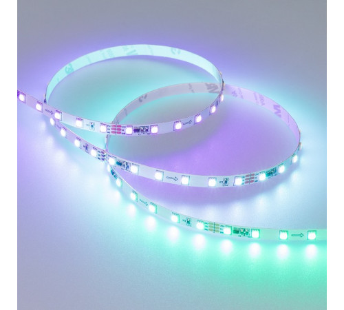 Светодиодная лента Arlight SPI-F72-7mm 24V RGB-PX6 (14.4 W/m, IP20, 3535, 5m) 030195(2)