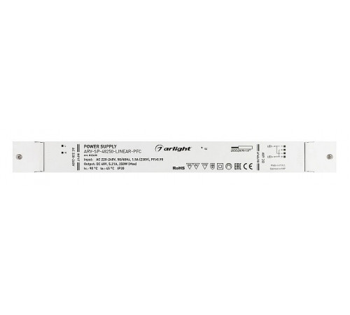 Блок питания Arlight ARV-SP-48250-Linear-PFC (48V, 5.21A, 250W) 032630