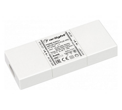 Блок питания Arlight ARV-SP-24012-Flat-PFC (24V, 0.5A, 12W) 033258 Блок питания Arlight ARV-SP-24012-Flat-PFC (24V, 0.5A, 12W) 033258
