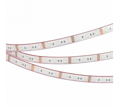 Светодиодная лента герметичная Arlight RTW-PFS-B60-13mm 12V RGB (14.4 W/m, IP68, 5060, 5m) 033790