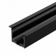 Алюминиевый профиль Arlight SL-Linia49M-F-2000 Black 036513