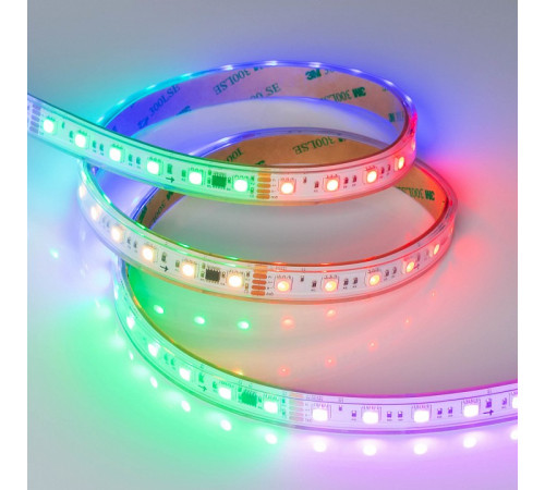 Светодиодная лента герметичная Arlight DMX-PS-B60-15mm 24V RGB-PX6 (15W/m, IP67, 5060, 5m) 037090 Светодиодная лента герметичная Arlight DMX-PS-B60-15mm 24V RGB-PX6 (15W/m, IP67, 5060, 5m) 037090