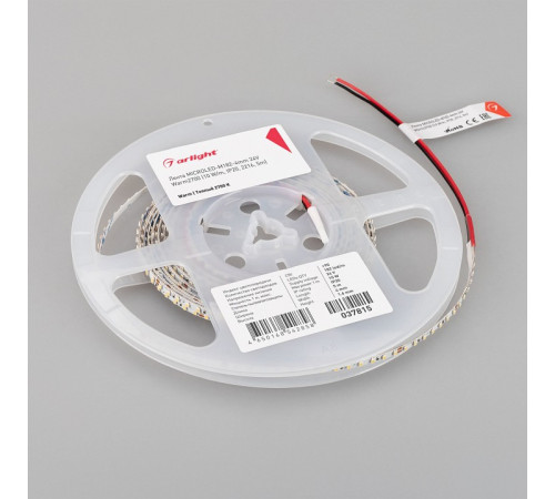 Светодиодная лента Arlight MICROLED-M182-4mm 24V Warm2700 10 W/m, IP20, 2216, 5m 037815