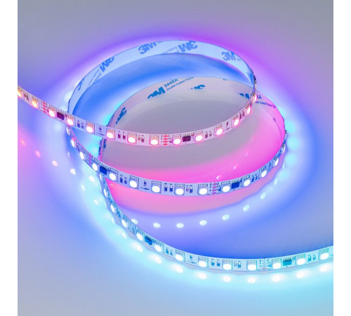 Светодиодная лента Arlight DMX-B72-10mm 24V RGB-PX6 (16 W/m, IP20, 5060, 5m) 037869
