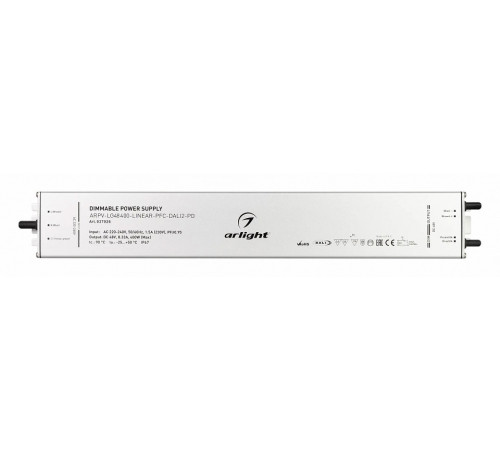 Блок питания Arlight ARPV-LG48400-LINEAR-PFC-DALI2-PD (48V, 8.3A, 400W) 037926