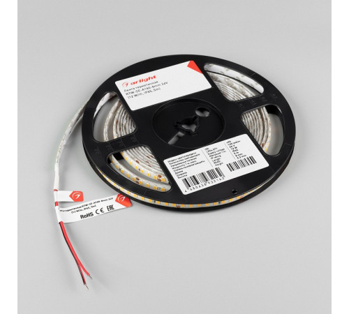 Светодиодная герметичная лента Arlight RTW-SE-A160-8mm 24V Warm3000 (12 W/m, IP65, 5m) 038720 Светодиодная герметичная лента Arlight RTW-SE-A160-8mm 24V Warm3000 (12 W/m, IP65, 5m) 038720