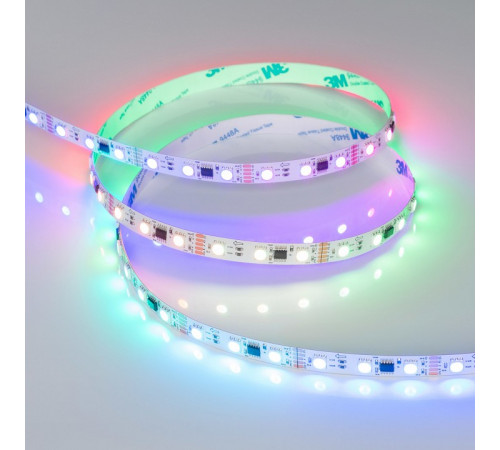 Светодиодная лента Arlight DMX-B60-10mm 12V RGB-PX3 (14 W/m, IP20, 5060, 5m) 039174