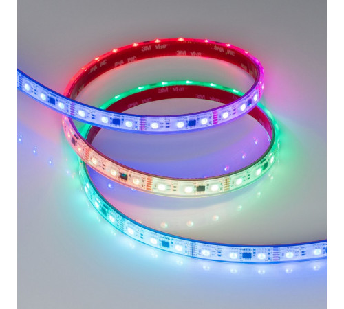 Светодиодная герметичная лента Arlight DMX-PFS-B60-12mm 12V RGB-PX3 (14 W/m, IP68, 5060, 5m) 039175