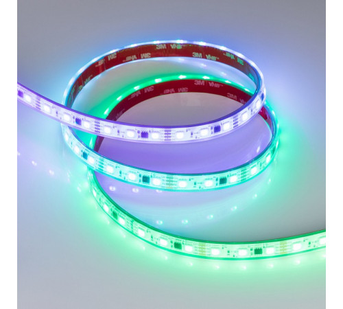 Светодиодная герметичная лента Arlight SPI-PS-B60-12mm 12V RGB-PX3-BPT (12 W/m, IP67, 5060, 5m) 039599