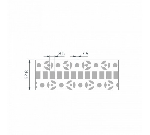 Профиль Arlight FANTOM-W12-2000 ANOD 040325