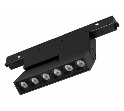 Трековый магнитный светильник Arlight MAG-ORIENT-DOTS-FOLD-S195-6W Day4000 (BK, 30 deg, 48V, DALI) 041529 Трековый магнитный светильник Arlight MAG-ORIENT-DOTS-FOLD-S195-6W Day4000 (BK, 30 deg, 48V, DALI) 041529