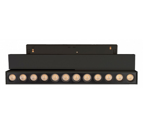 Трековый магнитный светильник Arlight MAG-ORIENT-DOTS-FOLD-S230-12W Day4000 (BK, 30 deg, 48V) 041531