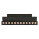 Трековый магнитный светильник Arlight MAG-ORIENT-DOTS-FOLD-S230-12W Day4000 (BK, 30 deg, 48V, DALI) 041532