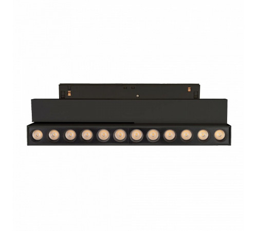 Трековый магнитный светильник Arlight MAG-ORIENT-DOTS-FOLD-S230-12W Warm3000 (BK, 30 deg, 48V, DALI) 041905 Трековый магнитный светильник Arlight MAG-ORIENT-DOTS-FOLD-S230-12W Warm3000 (BK, 30 deg, 48V, DALI) 041905