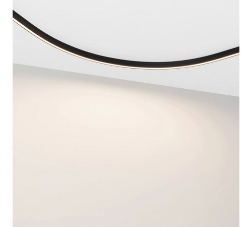 Трековый магнитный светильник Arlight MAG-MICROCOSM-FLAT-ELASTIC-L2000-16W Day4000 (BK, 100 deg, 24V) 043251