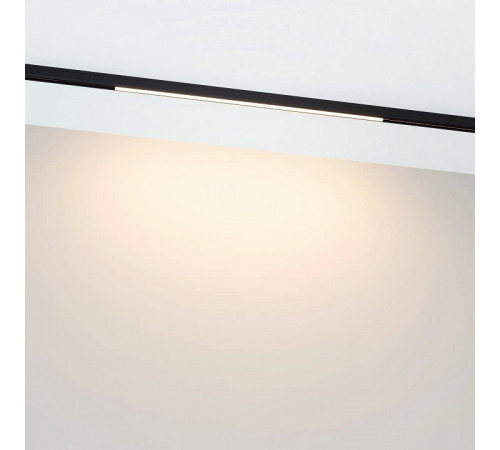 Трековый магнитный светильник Arlight MAG-MICROCOSM-STRIP-L300-5W Warm3000 (BK, 100 deg, 24V) 043265