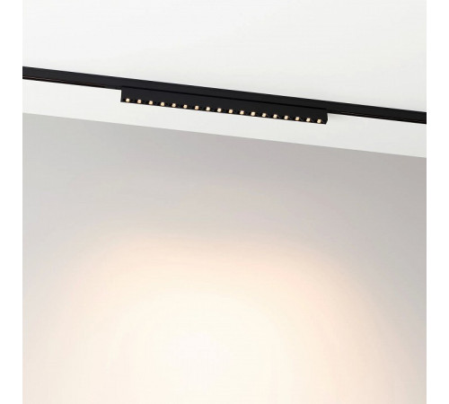 Трековый магнитный светильник Arlight MAG-MICROCOSM-LASER-L300-15W Warm3000 (BK, 30 deg, 24V) 043275