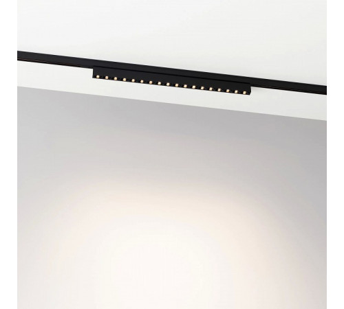Трековый магнитный светильник Arlight MAG-MICROCOSM-LASER-L300-15W Day4000 (BK, 30 deg, 24V) 043276