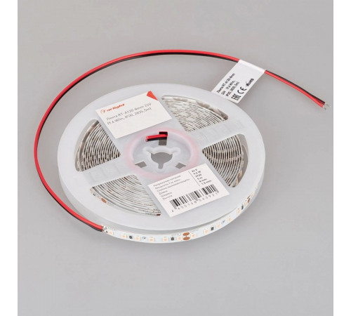 Светодиодная лента Arlight RT-A120-8mm 24V Violet (9.6 W/m, IP20, 2835, 5m) 043384