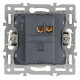 Механизм выключателя одноклавишный непроходной Arlight SWT-MK01-PL-WH (250V, 16A) 043710