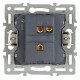 Механизм выключателя одноклавишный проходной Arlight SWT-MKP1-PL-BK (250V, 16A) 043715