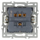 Механизм выключателя двухклавишный непроходной Arlight SWT-MK02-PL-WH (250V, 16A) 043724