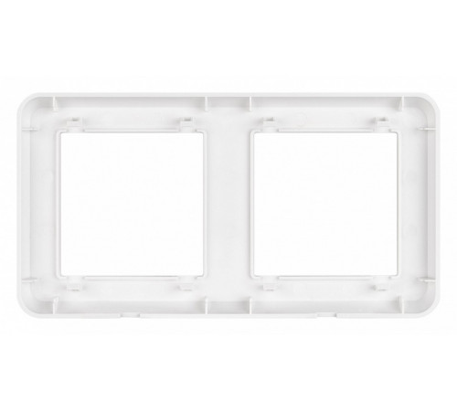 Рамка двухместная Arlight FRM-VERSA-PL-2-WH 043776 Рамка двухместная Arlight FRM-VERSA-PL-2-WH 043776