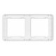 Рамка двухместная Arlight FRM-VERSA-PL-2-WH 043776