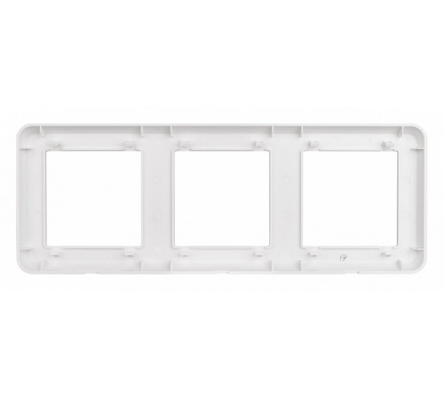 Рамка трехместная Arlight FRM-VERSA-PL-3-WH 043782 Рамка трехместная Arlight FRM-VERSA-PL-3-WH 043782