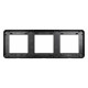 Рамка трехместная Arlight FRM-VERSA-PL-3-BK 043784