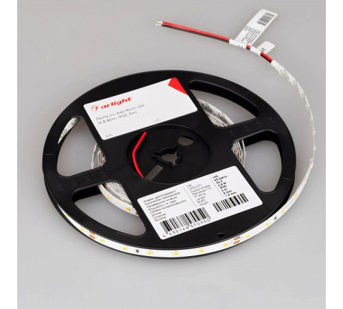 Светодиодная лента Arlight UL-A60-8mm 24V White6000 (7.2 W/m, IP20, 5m) 044052