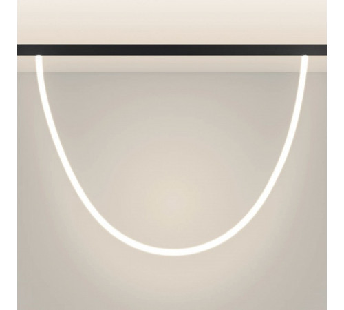 Трековый магнитный светильник Arlight MAG-ORIENT-TUBE-ELASTIC-R25-L2500-35W Warm3000 (BK, 360 deg, 48V, DALI) 044332