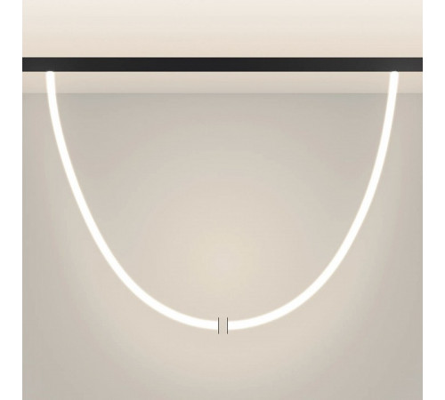 Трековый магнитный светильник Arlight MAG-ORIENT-TUBE-ELASTIC-R25-L5000-70W Warm3000 (BK, 360 deg, 48V, DALI) 044341
