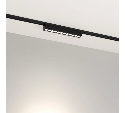 Трековый магнитный светильник Arlight MAG-VIBE-LASER-L197-12W Day4000 (BK, 24 deg, 48V) 044420