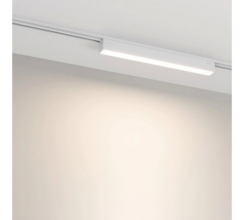 Трековый магнитный светильник Arlight MAG-VIBE-FLAT-L293-12W Day4000 (WH, 100 deg, 48V) 044434