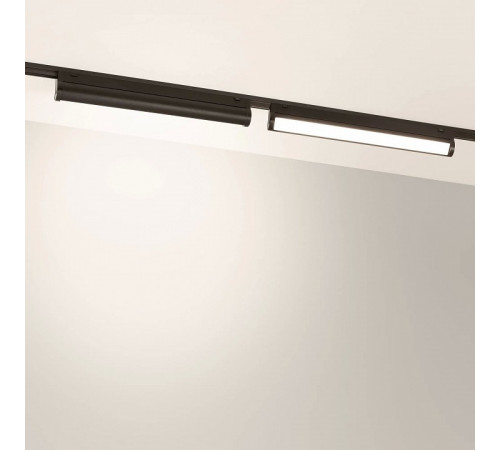 Трековый магнитный светильник Arlight MAG-VIBE-FLAT-TURN-L305-12W Day4000 (BK, 110 deg, 48V) 044442 Трековый магнитный светильник Arlight MAG-VIBE-FLAT-TURN-L305-12W Day4000 (BK, 110 deg, 48V) 044442