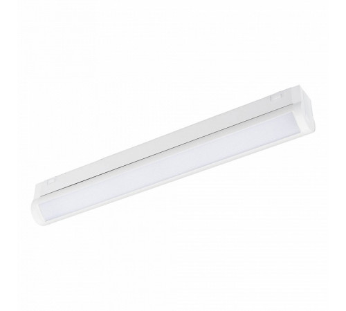 Трековый магнитный светильник Arlight MAG-VIBE-FLAT-TURN-L305-12W Warm3000 (WH, 110 deg, 48V) 044448