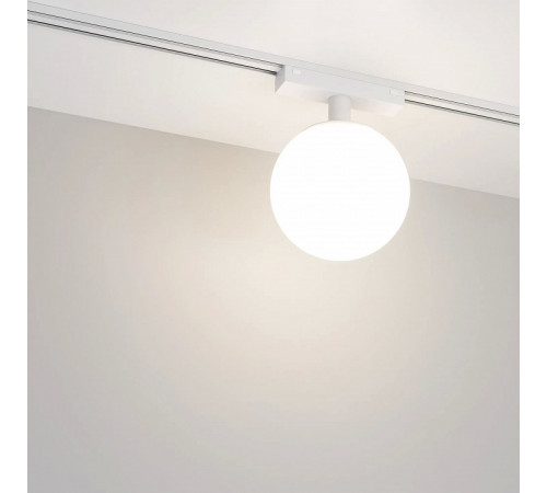 Трековый магнитный светильник Arlight MAG-VIBE-SFERO-R120-6W Warm3000 (WH, 235 deg, 48V) 044458