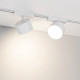 Трековый магнитный светильник Arlight MAG-VIBE-RONDO-R90-10W Warm3000 (WH, 110 deg, 48V) 044474