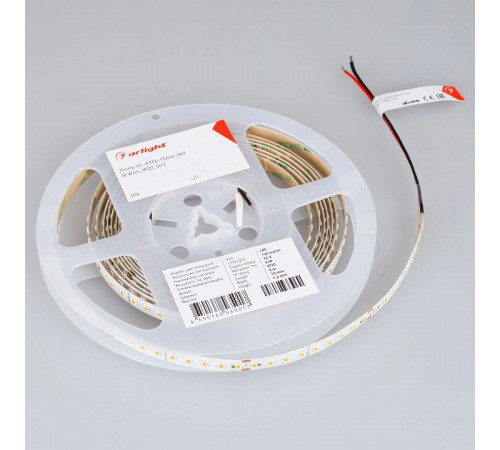 Светодиодная лента Arlight UL-A126-10mm 24V White6000 (8 W/m, IP20, 5m) 044492