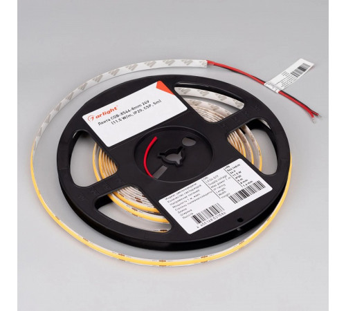Светодиодная лента Arlight COB-X544-8mm 24V Warm3500 (11.5 W/m, IP20, 5m) 044580(3)