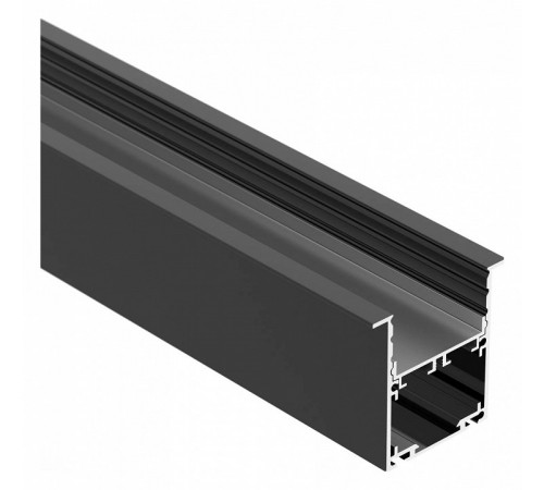 Алюминиевый профиль Arlight SL-LINIA52-3L-F-2000 ANOD BLACK 044685
