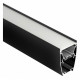 Алюминиевый профиль Arlight LINE-5075-U-HONEYCOMB-2000 BLACK 044885