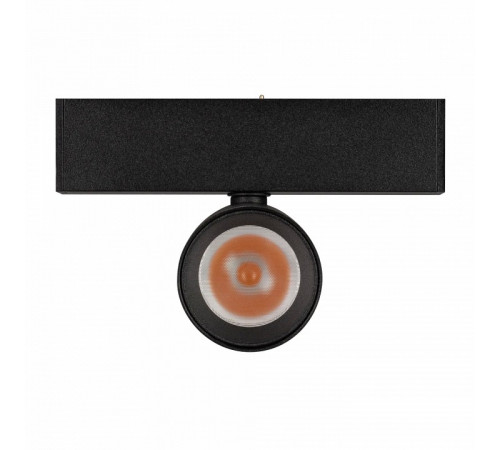 Трековый магнитный светильник Arlight MAG-SPOT-25-R90-9W Warm3000 (BK, 30 deg, 24V, DALI) 046310