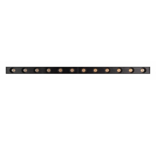 Трековый магнитный светильник Arlight MAG-DOTS-25-L400-12W Warm3000 (BK, 30 deg, 24V, DALI) 046324