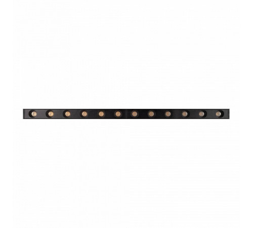 Трековый магнитный светильник Arlight MAG-DOTS-25-L400-12W Day4000 (BK, 30 deg, 24V, DALI) 046325