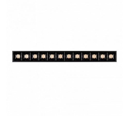 Трековый магнитный светильник Arlight MAG-LASER-45-L320-12W Day4000 (BK, 15 deg, 24V, DALI) 046525