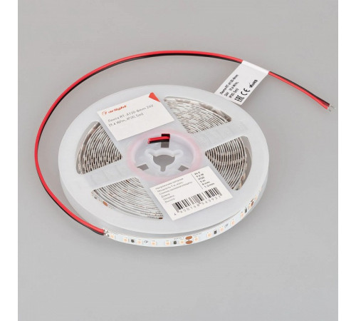 Светодиодная лента Arlight RT-A120-8mm 24V Peach Fuzz (9.6 W/m, IP20, 5m) 047719