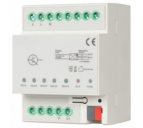 Блок питания шины Arlight KNX-301-72-AUX-DIN (230V, 960mA) 048393 Блок питания шины Arlight KNX-301-72-AUX-DIN (230V, 960mA) 048393